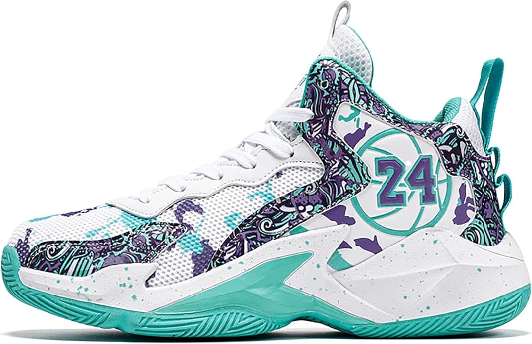 Boys Basketball Shoes Breathable Indoor Athletic Shoes Youth Outdoor Fashion Sneakers Comfortable Basketball Shoes for Girls