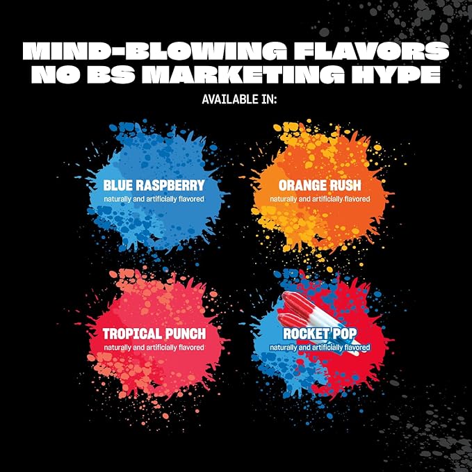 Mutant GEAAR - 9.4g of EAA Powder + Arginine, 7g BCAAs, 4g Leucine, Electrolytes, Coconut Water, 30 Servings - Blue Raspberry