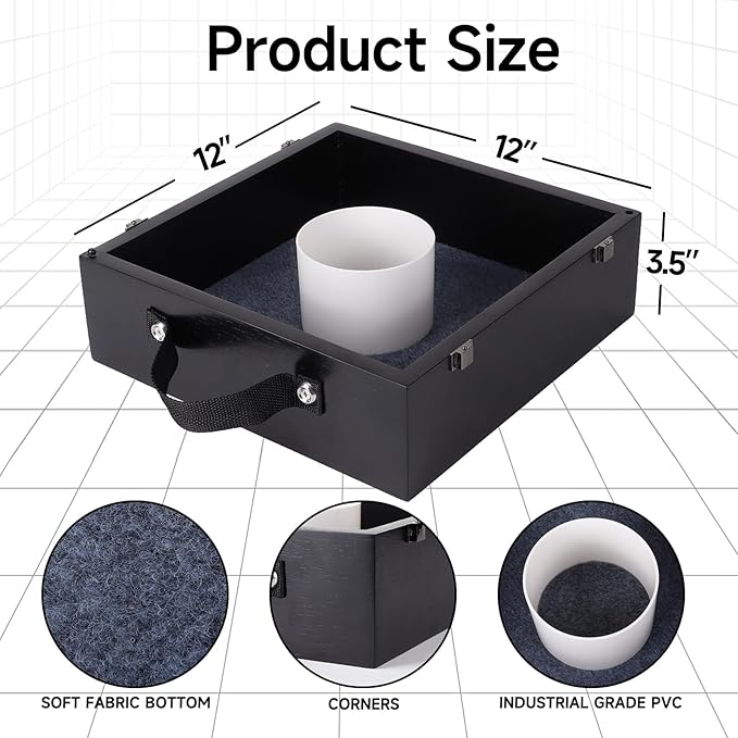 GSE Games & Sports Expert Premium Wood Washer Toss Game Set with 8 Washers with Bottle Opener for Adults and Family. Portable Lawn Game for Beach, Backyard, Pitching, Tailgating, Camping