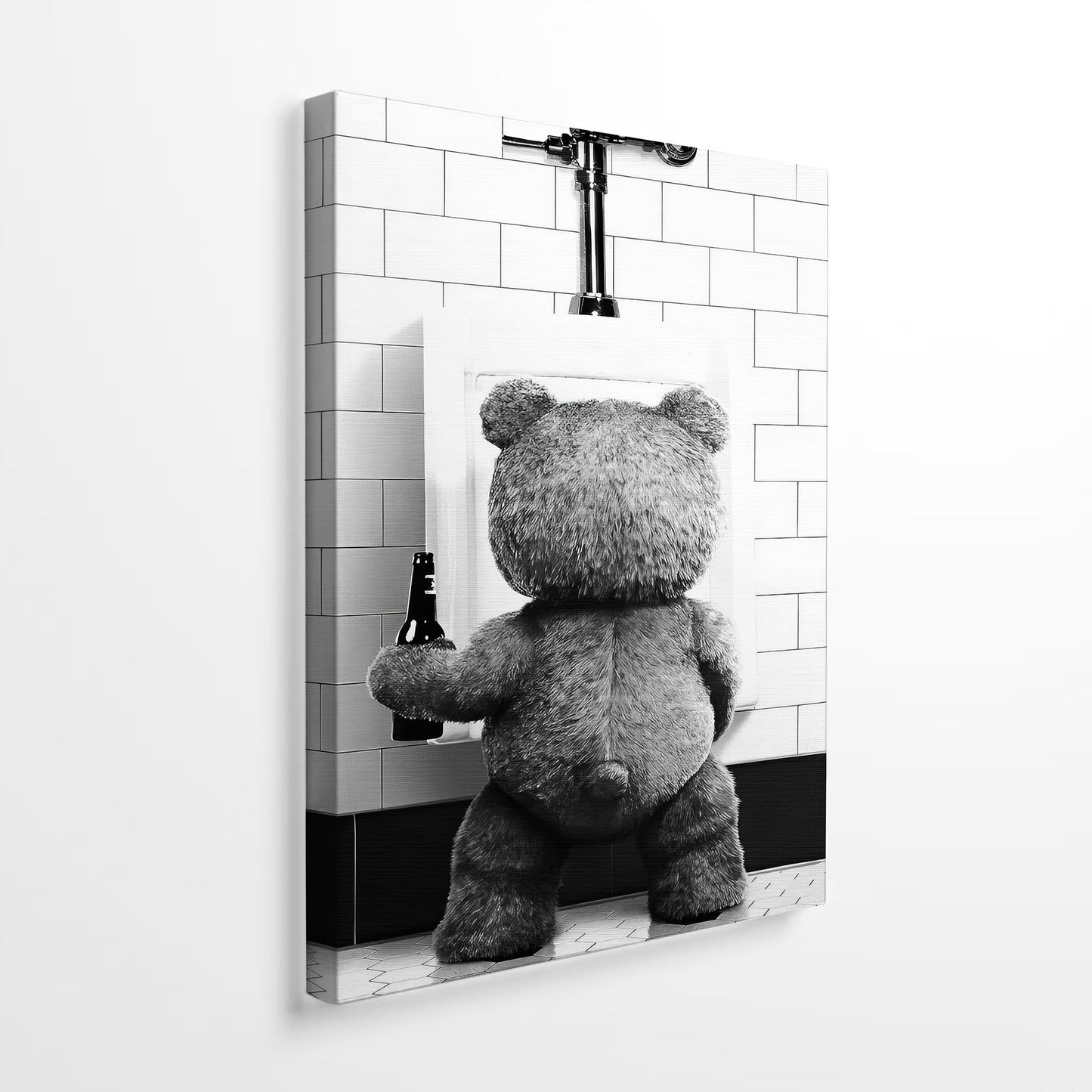 DIHSIEG 12x16 Canvas Wall Art funny bathroom wall art Print Poster Vintage Poster Frameless Floral Can be hung on the Wall Heal Your Heart poster Wall Art Canvas