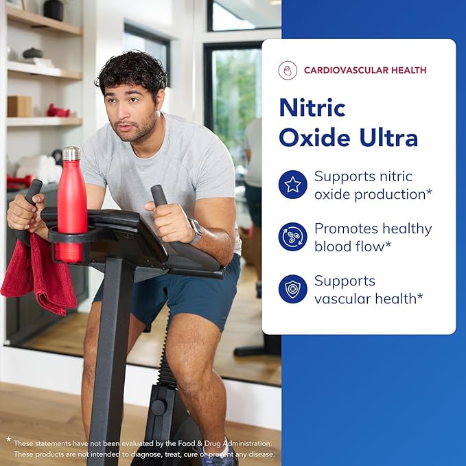 Pure Encapsulations Nitric Oxide Ultra (Capsules) - Supplement Supports Nitric Oxide Production, Healthy Blood Flow & Vascular Health - with L-Citrulline & CranLoad Cranberry Extract - 60 Capsules