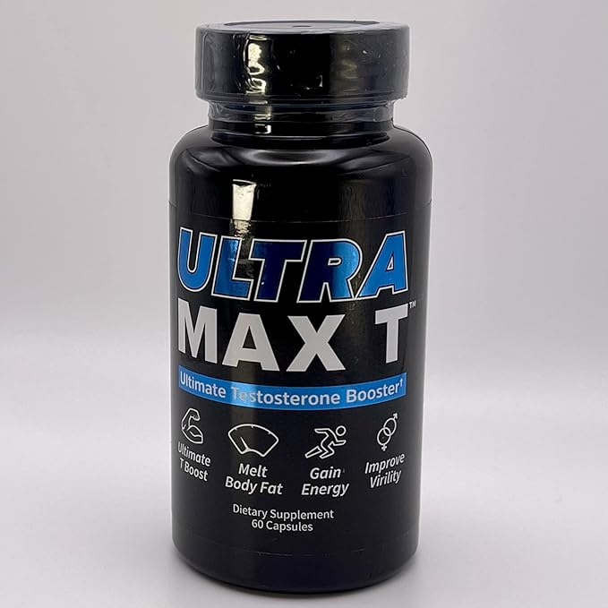 UltraMax T ??Advanced Testosterone Support for Men & Women ??Tongkat Ali 200:1, D-Aspartic Acid, Garcinia Cambogia, ForsLean® ??60 Capsules, 30-Day Supply
