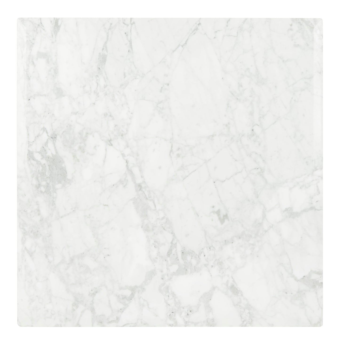 Safavieh American Homes Collection Natalia Gold Leaf and White Marble Couture Cocktail Table