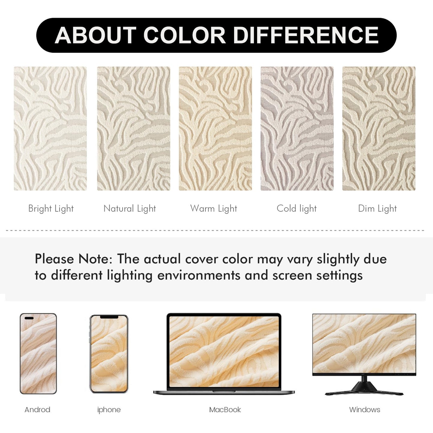 YUEANG Dining Chair Covers, Chair Covers for Dining Room Stretch Parsons Chair Slipcover, for Dining Room Kitchen Chair Protector Cover, Removable, Washable (Beige, 6 Pack)