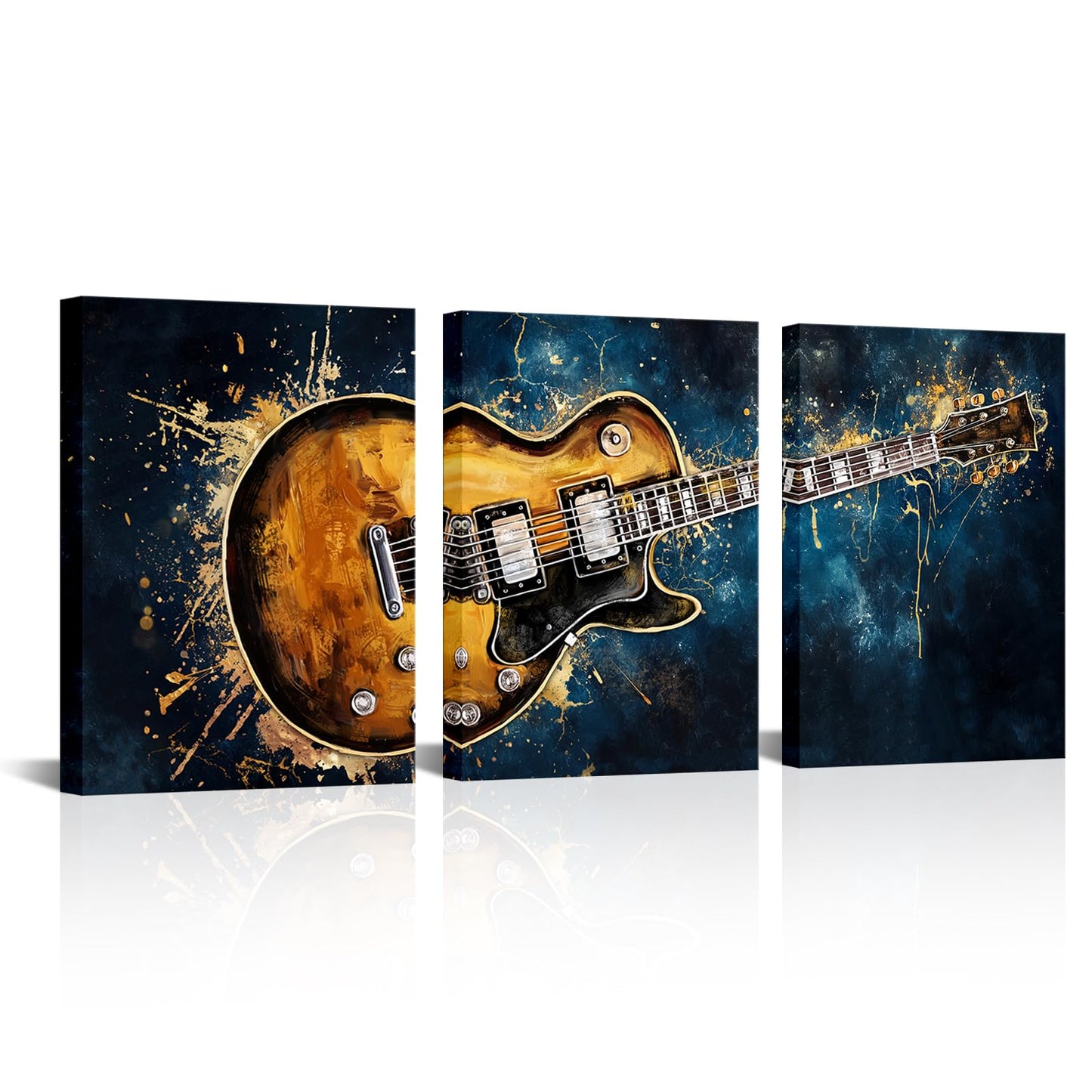 Artmyharbor Rock Wall Decor Guitar Photos Music Wall Art 12 x 16 inches