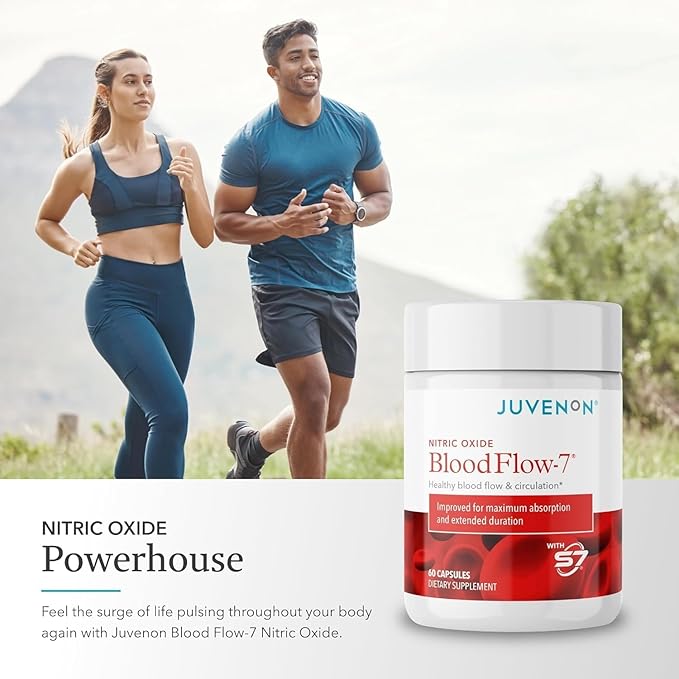 Juvenon Maximum Male BloodFlow-7 Nitric Oxide Supplement with Nitrosigine + Alpha Gold Male