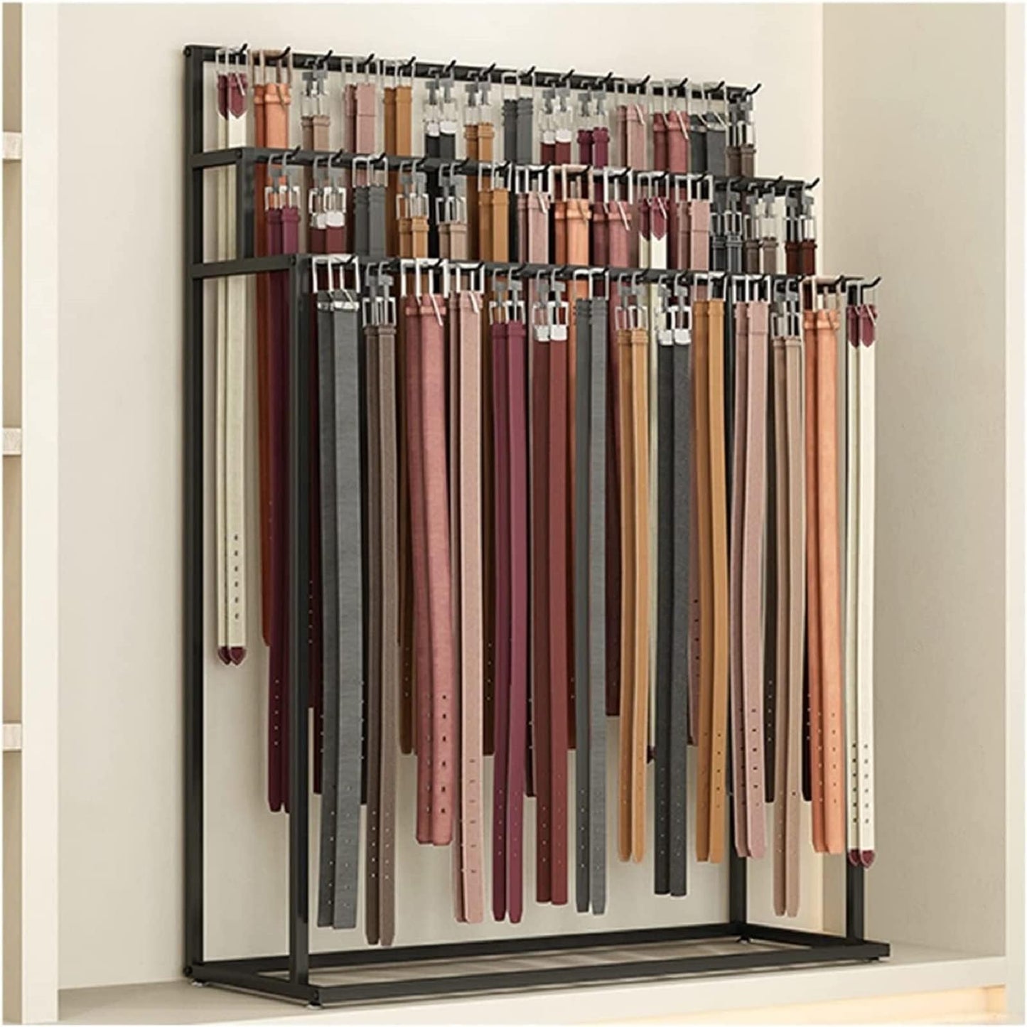 Gold Mobile Rolling Clothes Rack with Wheels - Versatile Commercial Hanger for Retail Stores & Home Storage - 150x40x150cm Clothing Display Solution for Boutiques