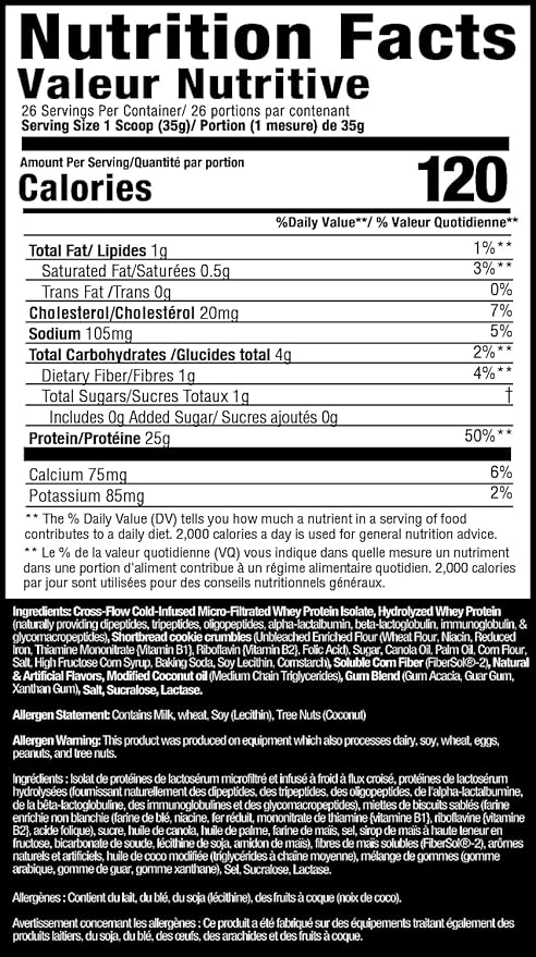 Musclesport Lean Whey Revolution??Protein Powder - Whey Protein Isolate - Low Calorie, Low Carb, Low Fat, Incredible Flavors - 25g Protein per Scoop (2lb, Dippsadoodles)