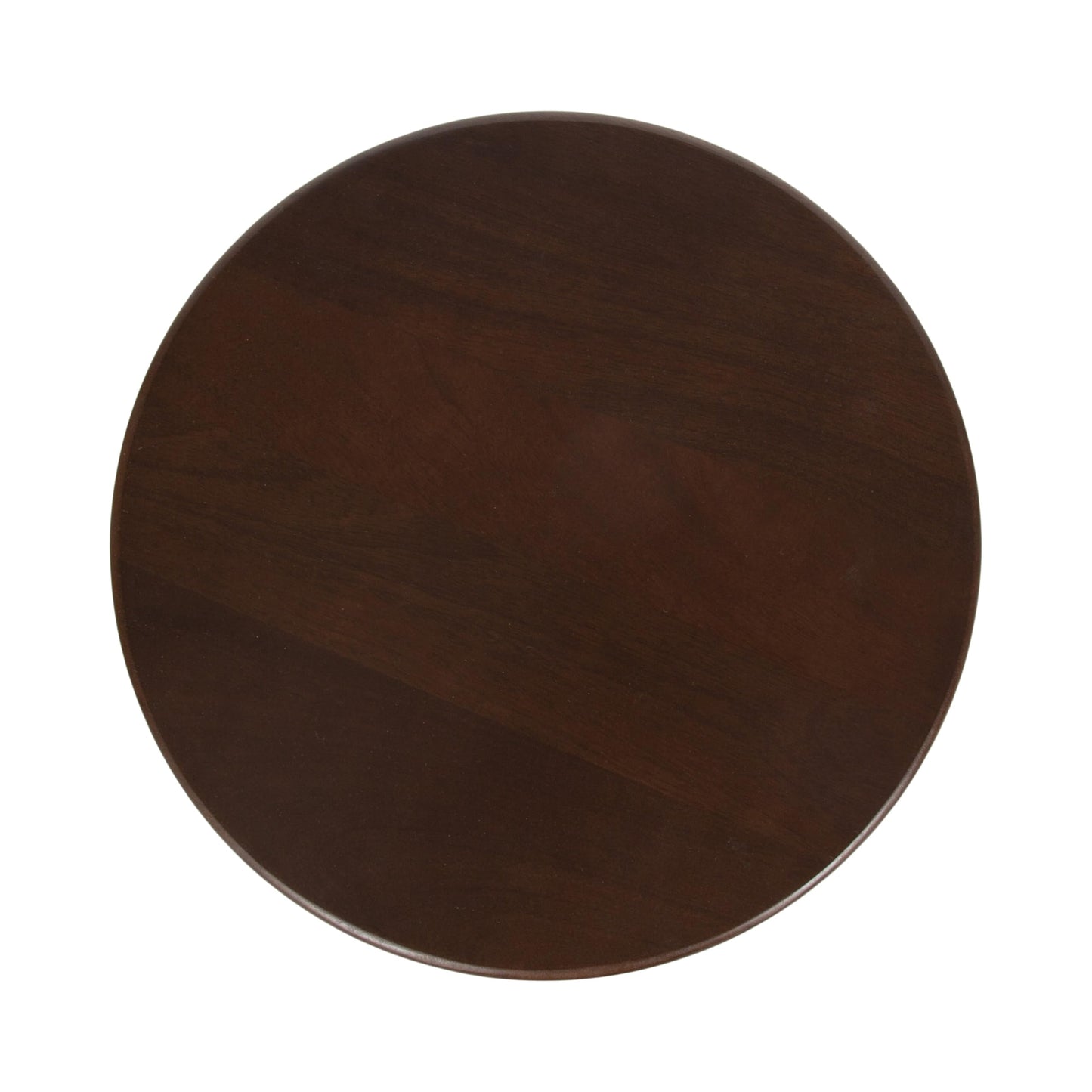 Kate and Laurel Rawlings Traditional Wood and Metal Round Side Table, 14 x 24, Dark Brown and Black, Vintage Pedestal Table for Use as Living Room End Table, Plant Stand, or Bedroom Nightstand