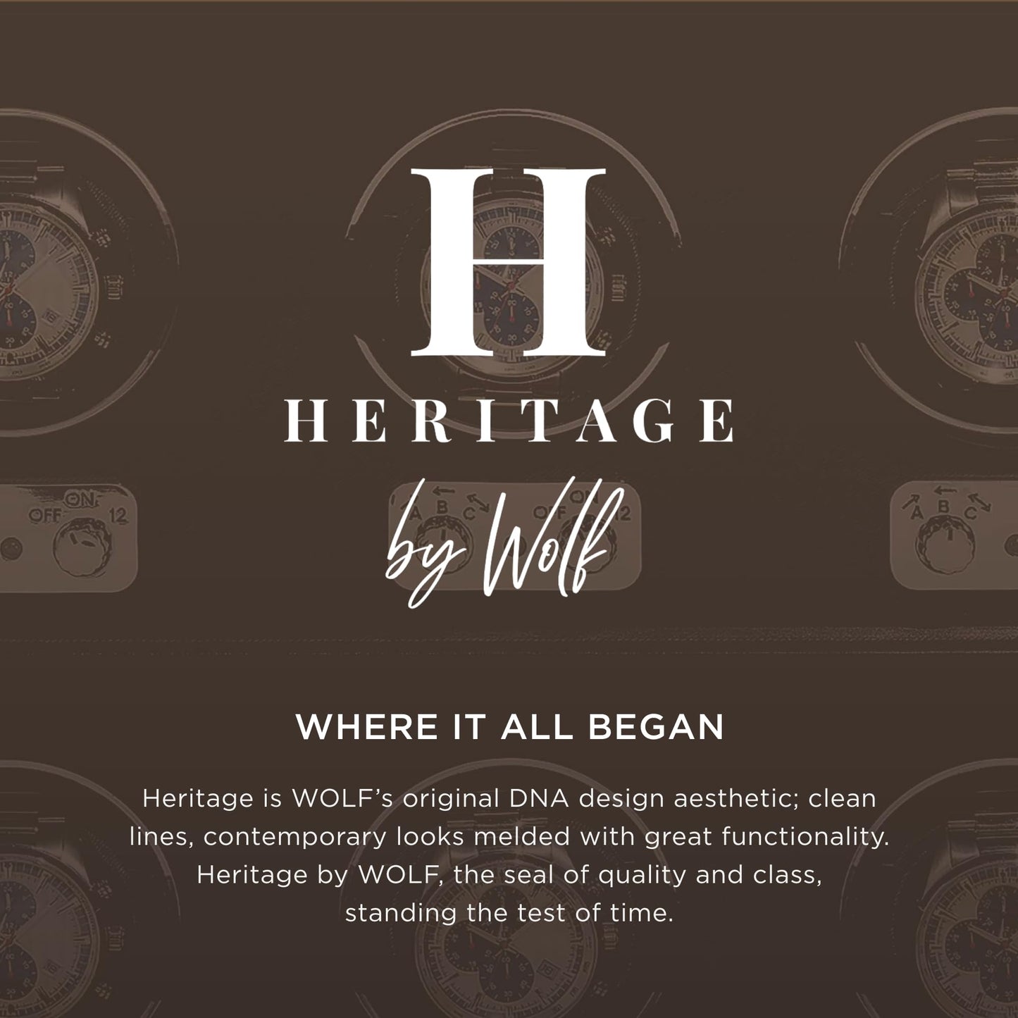 WOLF Heritage Large Jewelry Box, Pewter Saffiano - 27 Compartments + 26 Ring Rolls - Includes Two Travel Cases