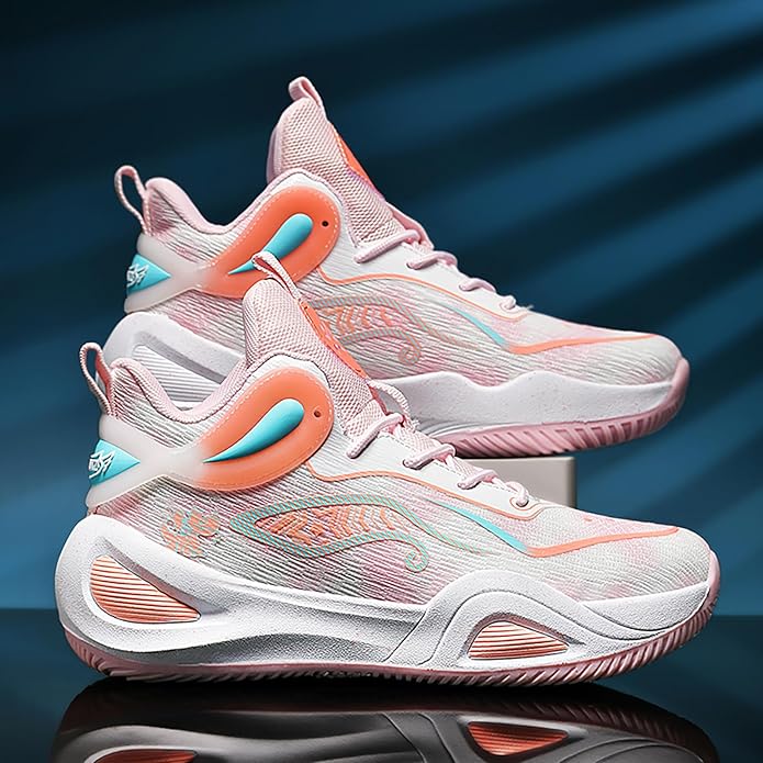 High Upper Basketball Shoes for Men Women Sneakers Fashion Breathable Sports Shoes Anti Slip