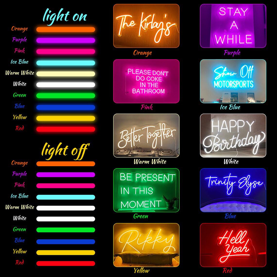 Custom Neon Signs, Customizable Dimmable LED for Wall Decor, Personalized Neon Sign for Wedding Birthday Party Gift Party Bar Game Room Home Business Shop Name Logo LED Neon Lights