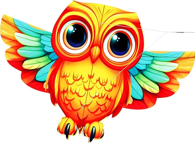 HENGDA KITE Animals Kite for Kids Beginners and Adults Cute Design High Definition Printing Easy to Carry