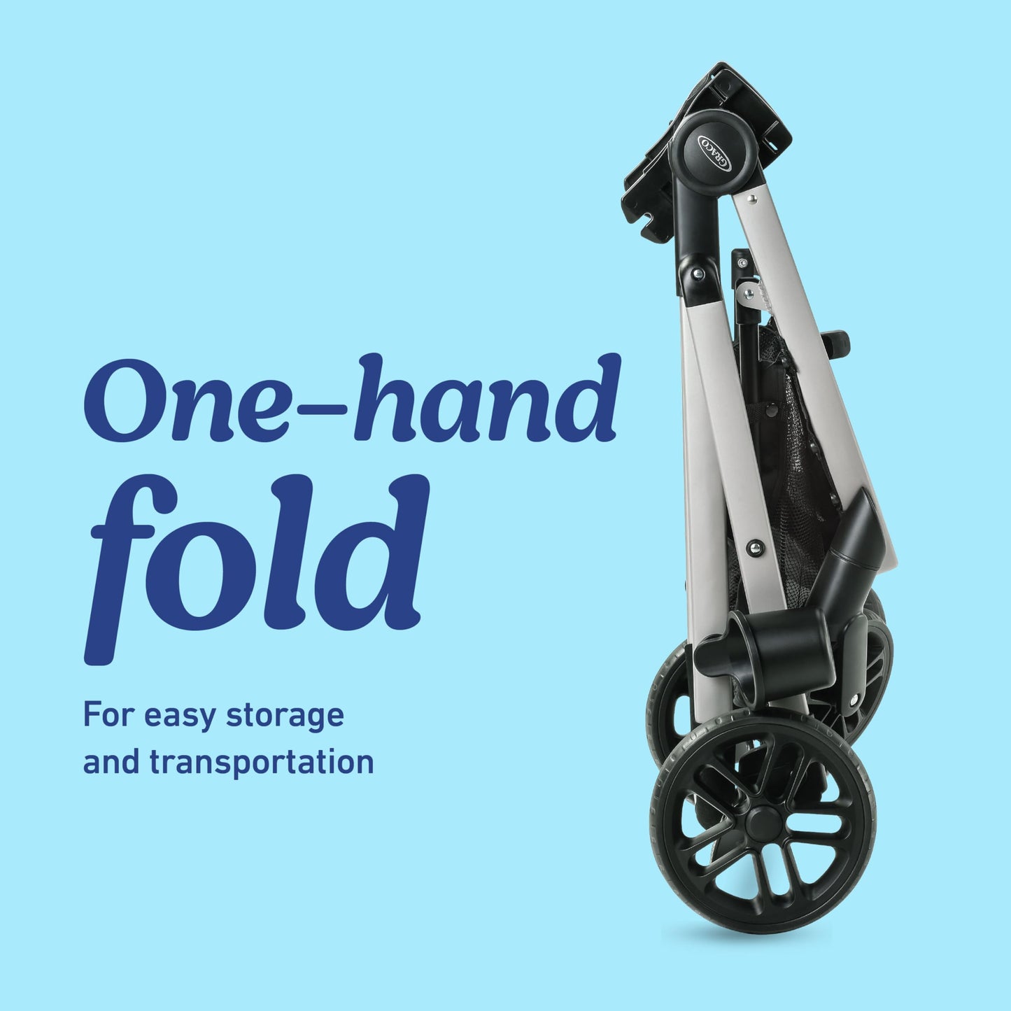 Graco® Redmond Modes Pramette Stroller 3-in-1 Convertible: Car Seat Carrier Infant Pramette to Toddler Stroller with Reversible Seat and One-hand Fold