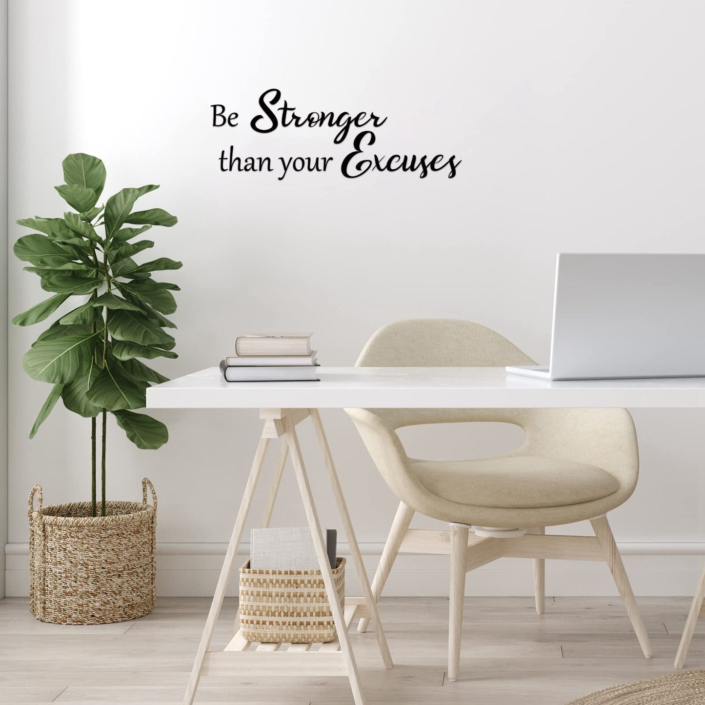 7 Pcs Inspirational Vinyl Wall Decals Motivational Quotes Peel and Stick Removable Positive Saying Affirmation Stickers for Office Classroom School Mirror Home Bathroom