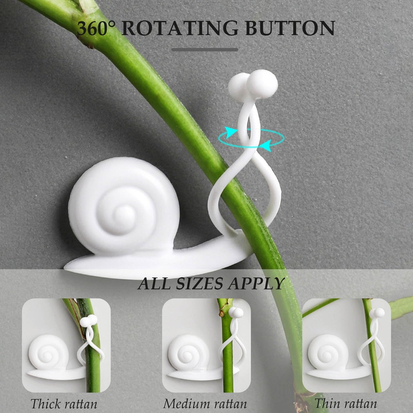 Plant Climbing Wall Fixture Clips,50PCS Self-Adhesive Plant Wall Clips,Garden Climbing Vines Fixing Clip,Invisible Fixing Hook,Reusable Pothos Plant Fixer for Indoor Outdoor Decoration(Clear,30)