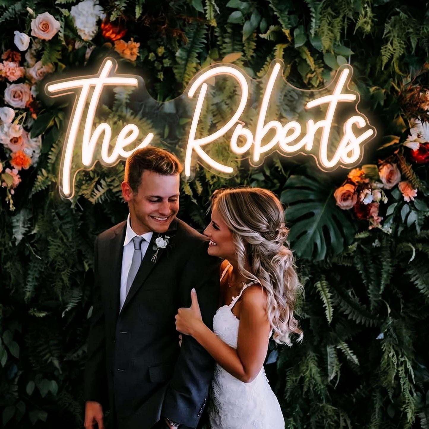 LC Sign Custom Neon Sign, LED Name Signs Customizable for Wedding Events Prom, Personalized Led Neon Light Gifts for Bedroom Wall Decor, Office Coffee Bar Shop Business Signs