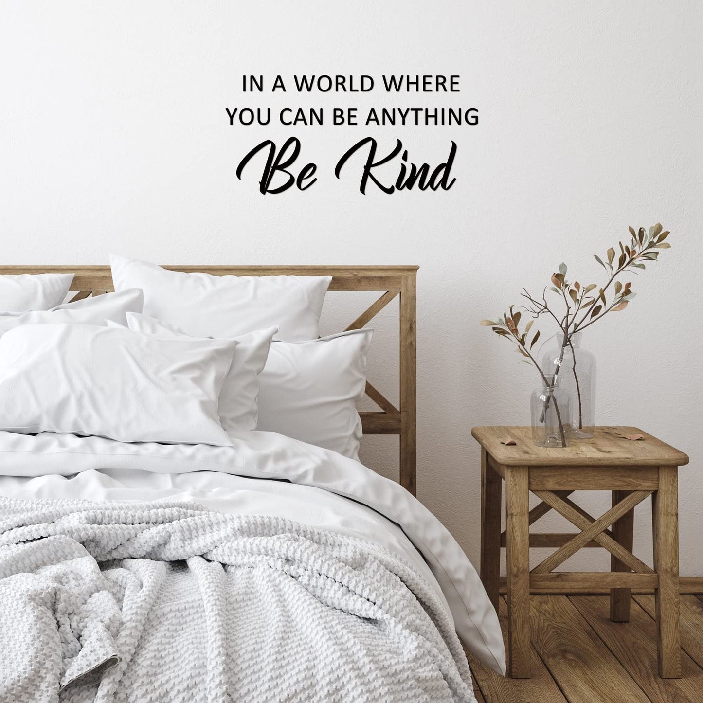 Zonon 5 Sheets Inspirational Quotes Wall Decals Peel and Stick Vinyl Quotes Stickers Motivational Positive Wall Stickers for Living Room Bathroom Xmas Bedroom Office Family Decor (Positive)