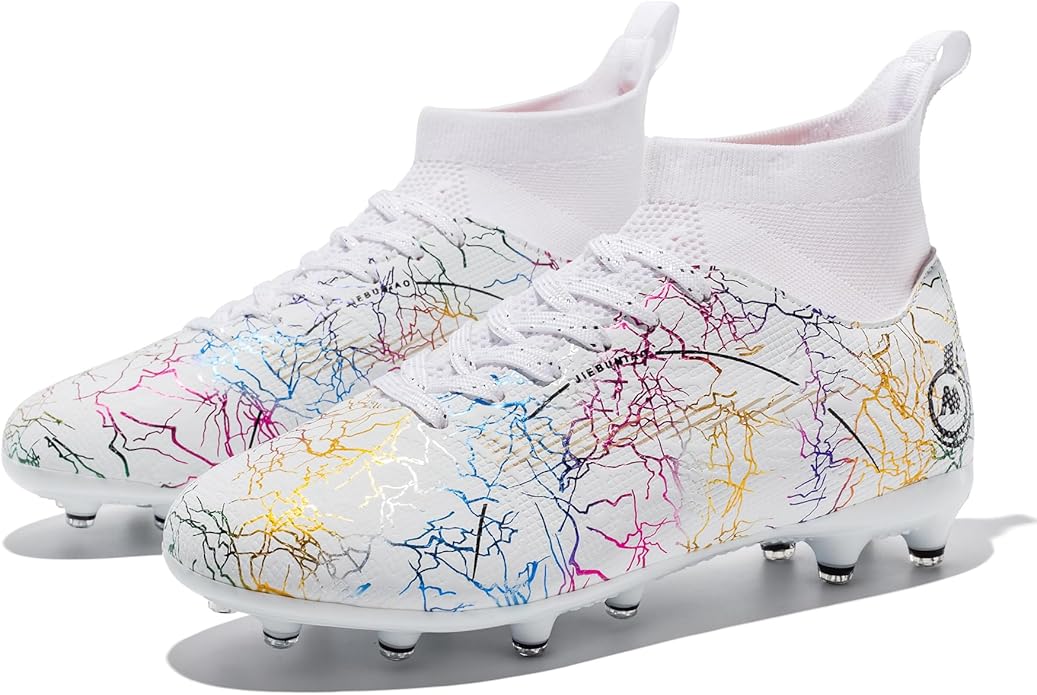 Boy Soccer Cleats Big Kids Soccer Shoes Professional Soccer Cleats Shoes,Unisex Soccer Sneakers for Little Kids Athletic