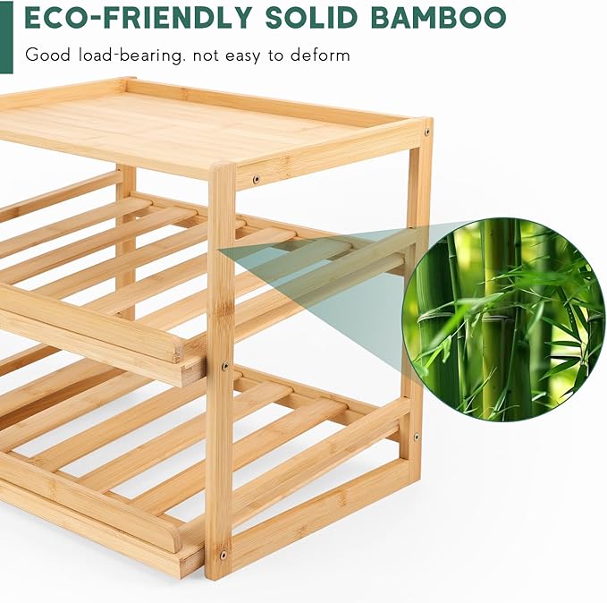 Yumkfoi Can Organizer for Pantry, 3 Tiers | Hold up to 72 3oz Cat Can, Rolling Can Storage, Soda Dispenser, For Cabinet