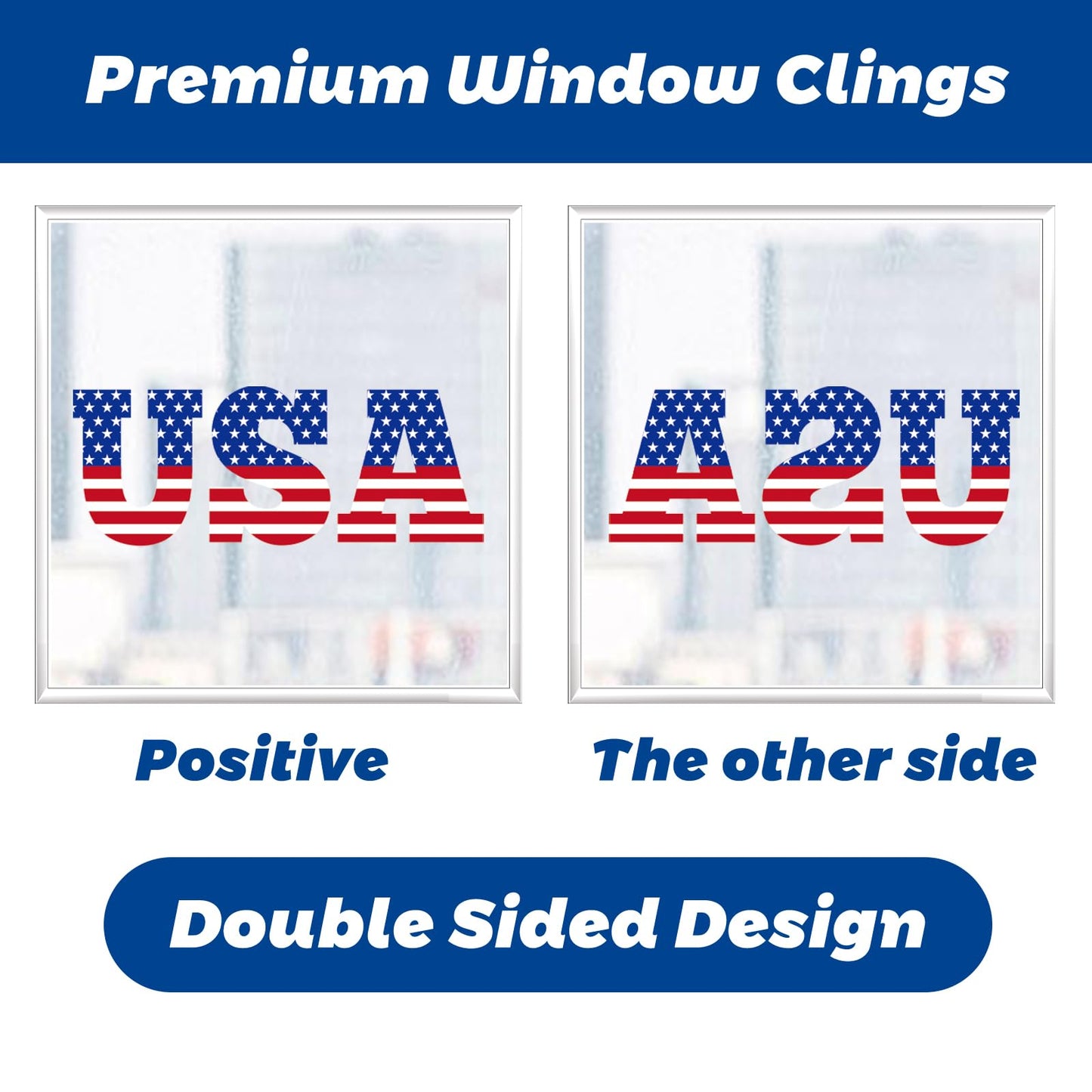 4th of July Window Clings Decorations,111 PCS Reusable Static Summer Patriotic American Flag Stickers for Glass Windows Independence Day,Memorial Day,Veteran's Day,USA Holiday Red White Blue Decor