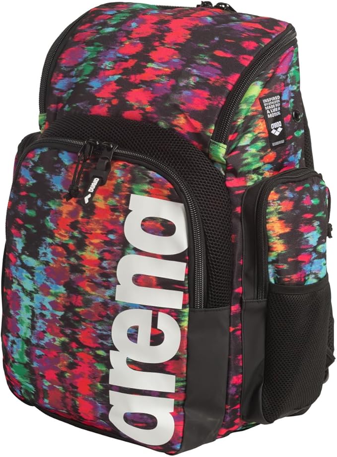 Arena Spiky III Backpack 35 Unisex Travel Gym Rucksack for Men and Women, Training Gear Equipment Bag for Swimmers, 35 Liters
