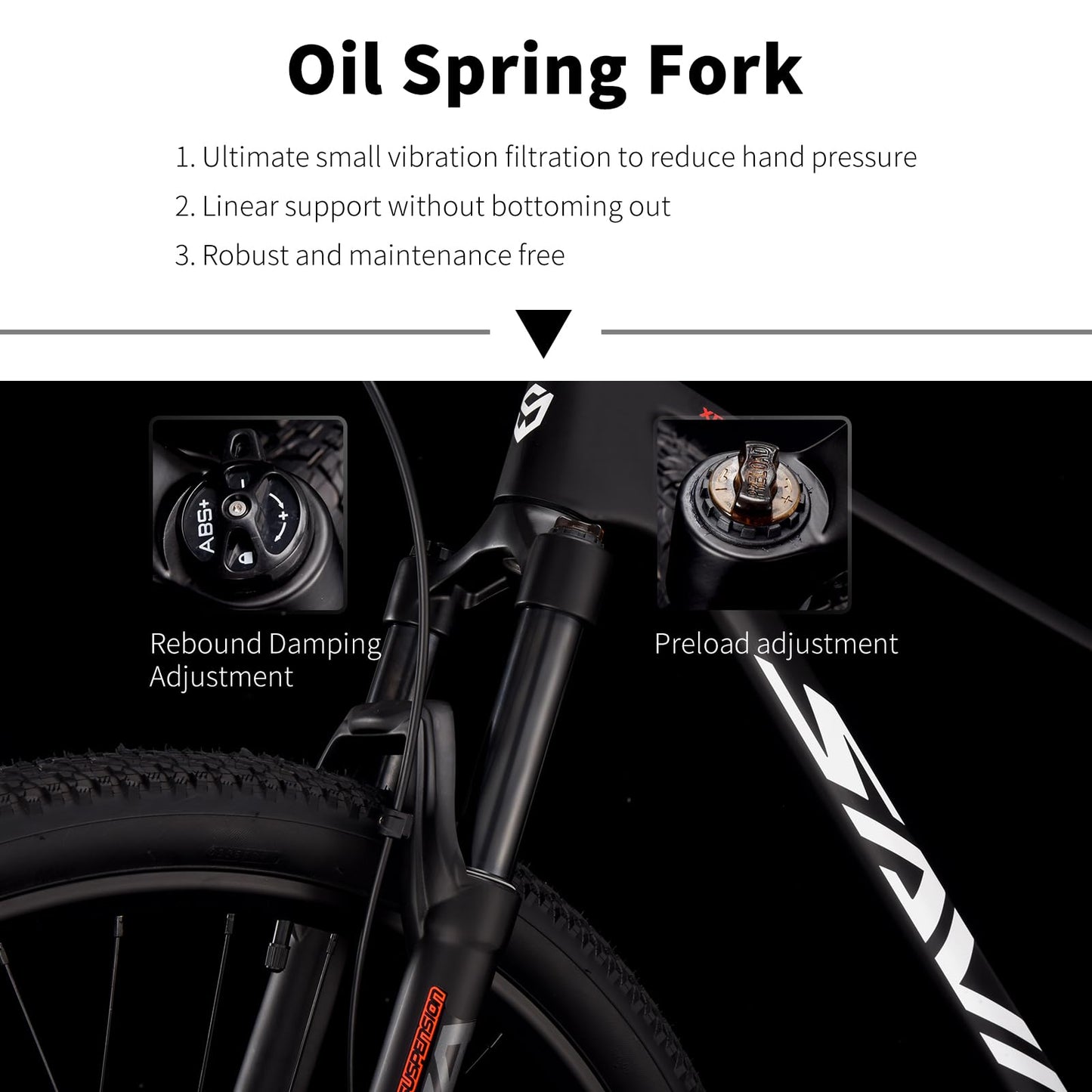 SAVADECK Carbon Fiber MTB with U6000 10 Speed Shift Groupset, Hydraulic Disc Brake with MT200 Break System (Gulf Blue, 27.5 * 17)