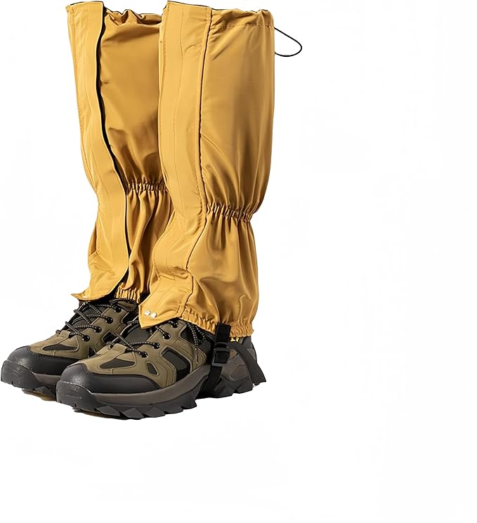 Leg Gaiters, Waterproof,Lightweight and Adjustable, Snow Boot Gaiters, for Men and Women Hiking, Walking, Hunting, Backpacking,Skiing, Mountaineering