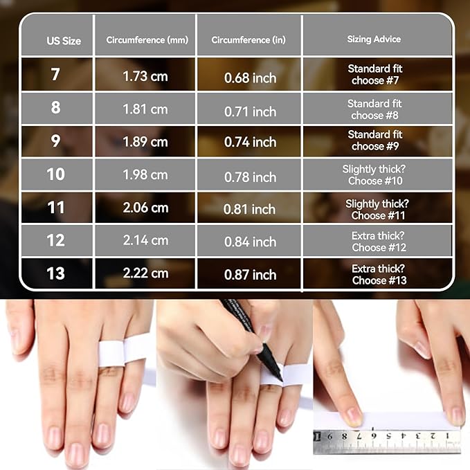Smart Ring for Women Men,Health Fitness Tracker with Sleep/Blood Pressure/Oxygen Monitoring, Heart Rate & Activity Tracking,IP68 Waterproof, 7-Day Battery,No Subscription Fee 3-Black 13