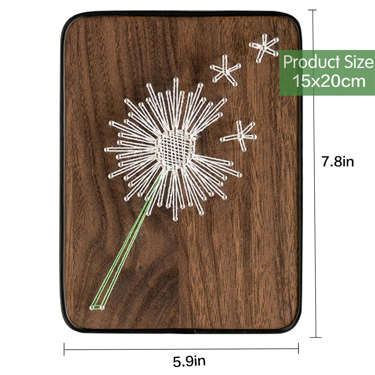 BAZIMA DIY String Art Kit for Beginner,Unique Gift, DIY Dandelion Craft Kit,Craft Kit for Holidays
