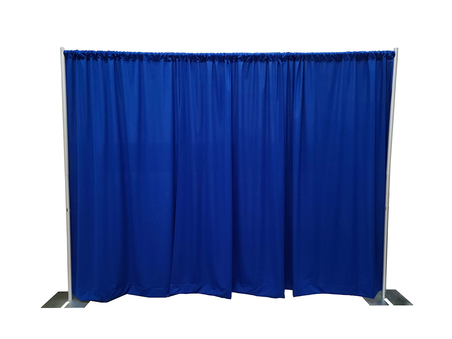 OnlineEEI Premier Portable Pipe and Drape Backdrop Kit 8ft x 10ft (Royal Blue)