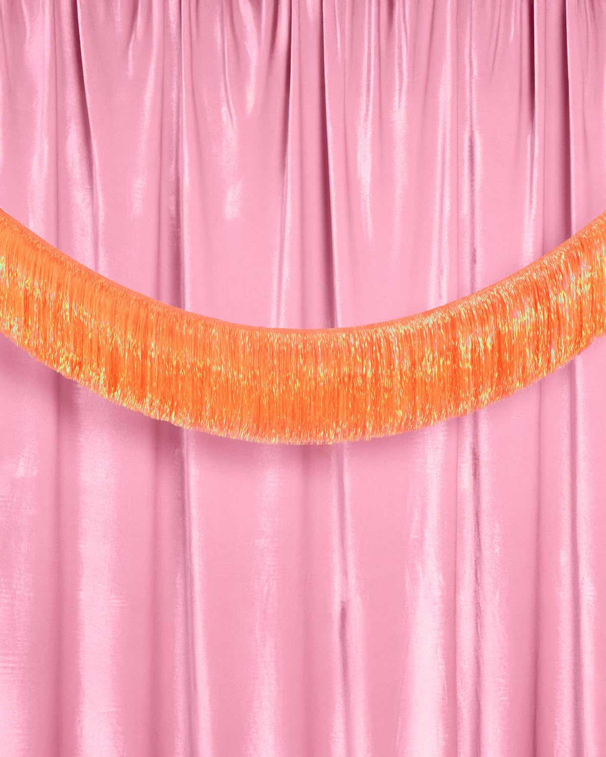xo, Fetti Orange Fringe Banner - 4 ft | Showgirl Party Garland, Halloween Decor, Birthday Backdrop, Fiesta Vibes, Fall Party Decorations, Girly Celebration