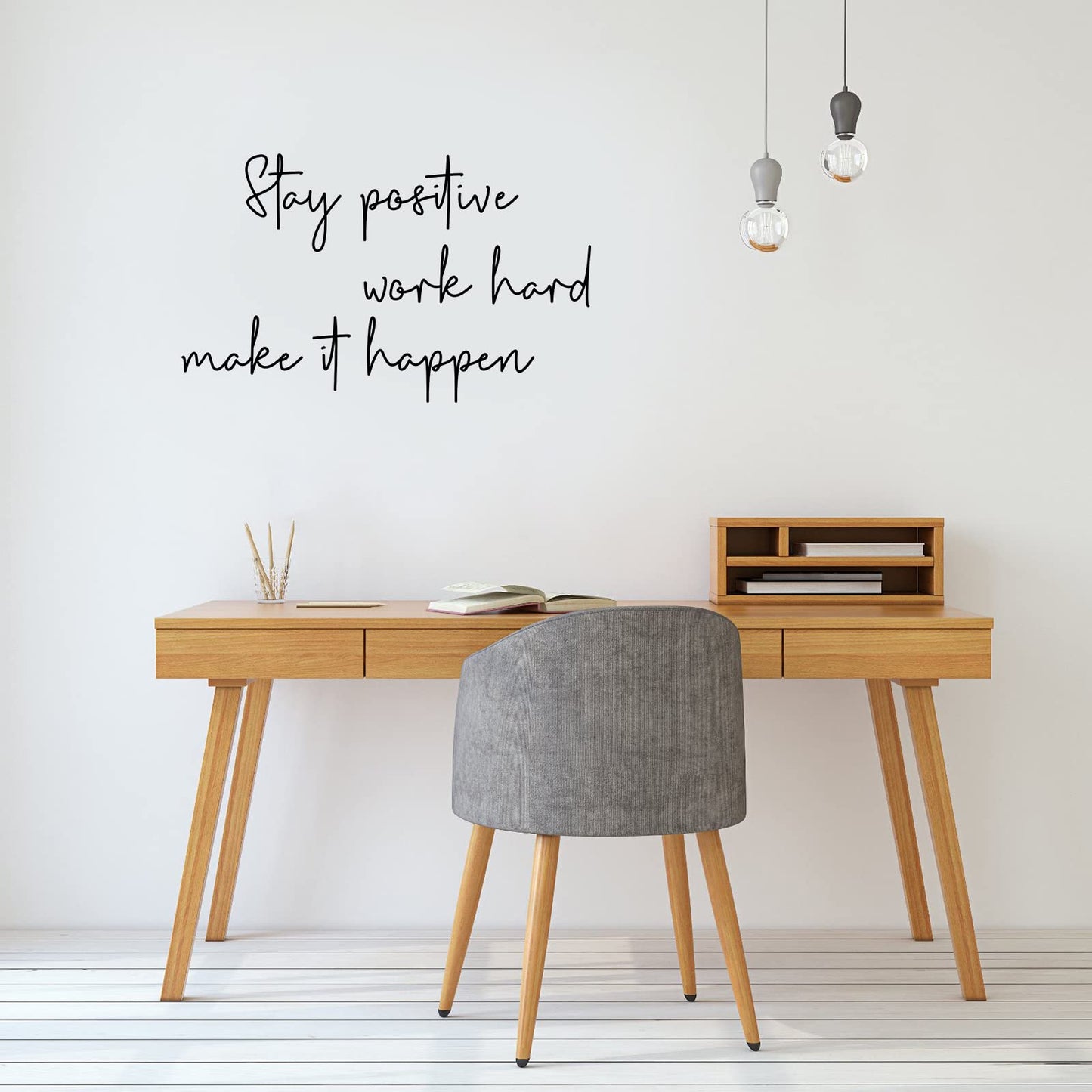 9 Pcs Vinyl Wall Decals Inspirational Quotes Stickers Removable Motivational Positive Saying Encouragement Affirmation Stickers Peel and Stick for Home School Classroom Office