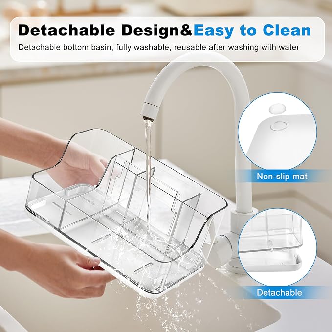 White Cosmetic Storage Box Dressing Table & Bathroom Counter Storage Lipstick & Brush Beauty Organizer Dressing Table Skincare Organizer Suitable for Bathroom, Living Room, and Kitchen Storage