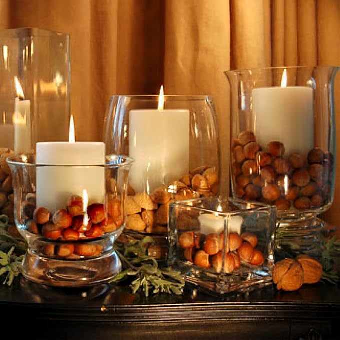 3 Packs 2.8x6 Inch Ivory Pillar Candles, Unscented Dripless Non-Toxic Smokeless Clean Long Lasting Burning Cylinder Candles for Home Dinner Table Decoration Power Outage Emergency
