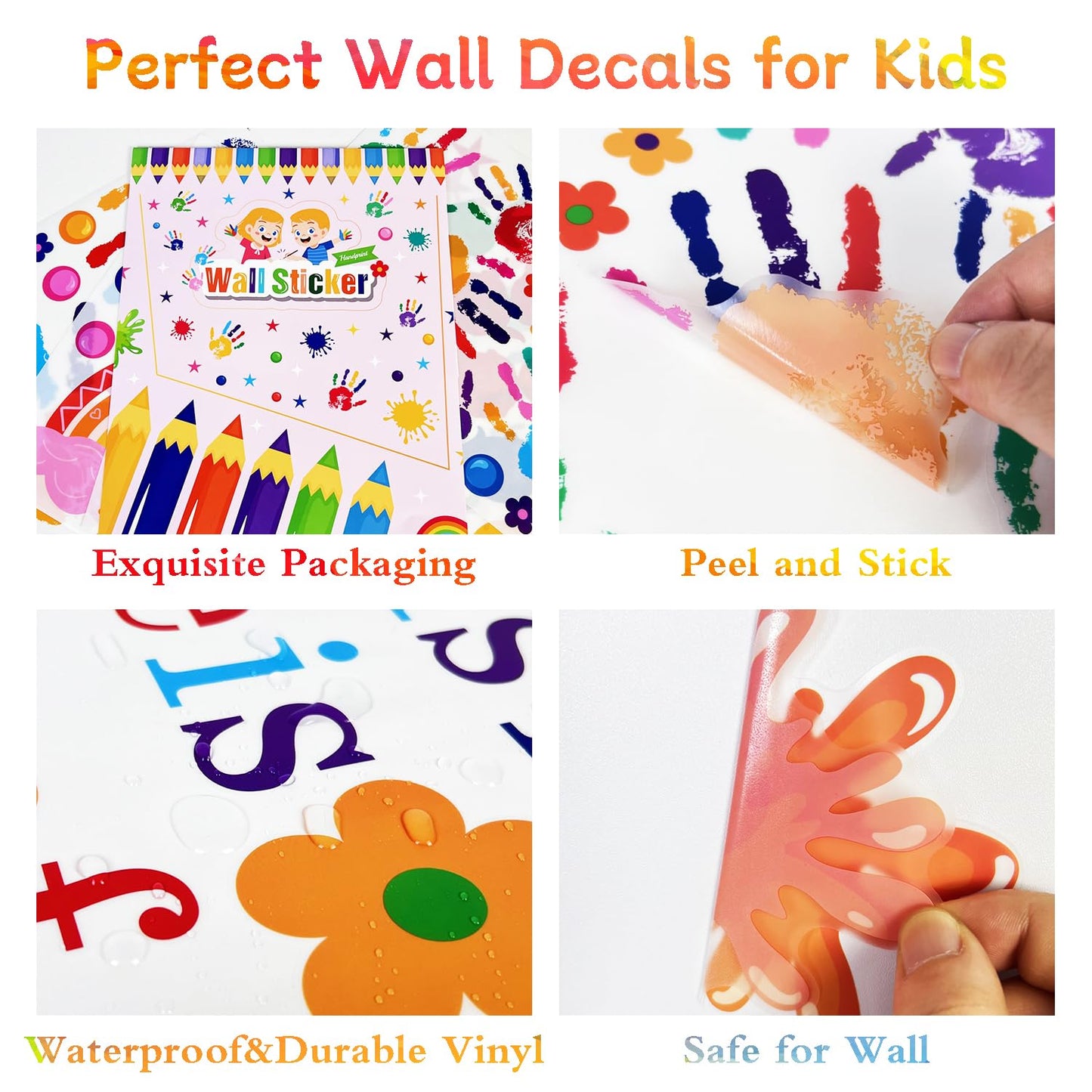 AOWDIAO Inspirational Kids Classroom Wall Decals – The Future of the World Is in This Room Quote – Peel and Stick Vinyl Sticker for School, Nursery and Playroom Decor