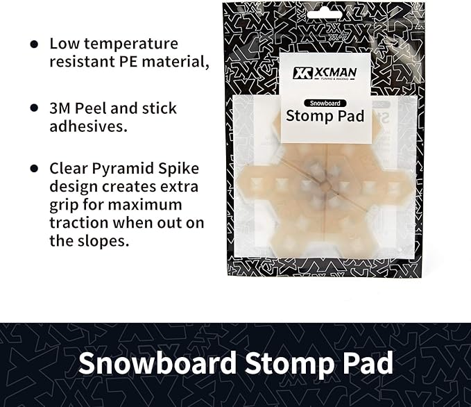 XCMAN Snowboard Spike Stomp Pad Anti-Slip