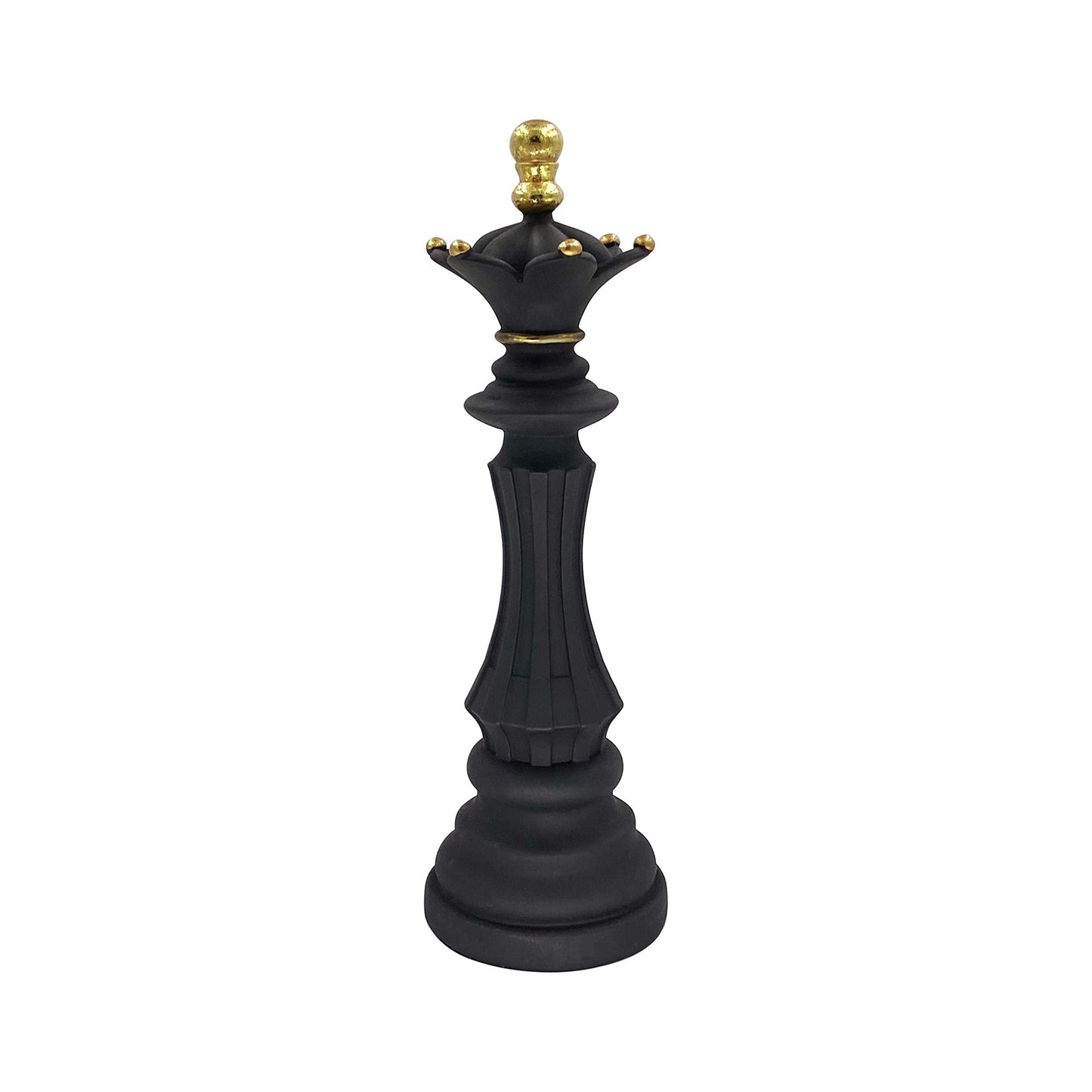 LOOYAR Three Pack Chess King Queen Knight Statue Sculpture Ornament Collectible Figurine for Home Office Desk Table Decoration Gift