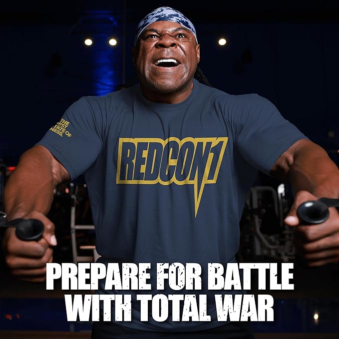 REDCON1 Total War Pre Workout, Orange Crush - Contains 320mg of Caffeine from Green Tea, Juniper & Beta Alanine - Pre Work Out with Amino Acids to Increase Pump, Energy + Endurance (30 Servings)