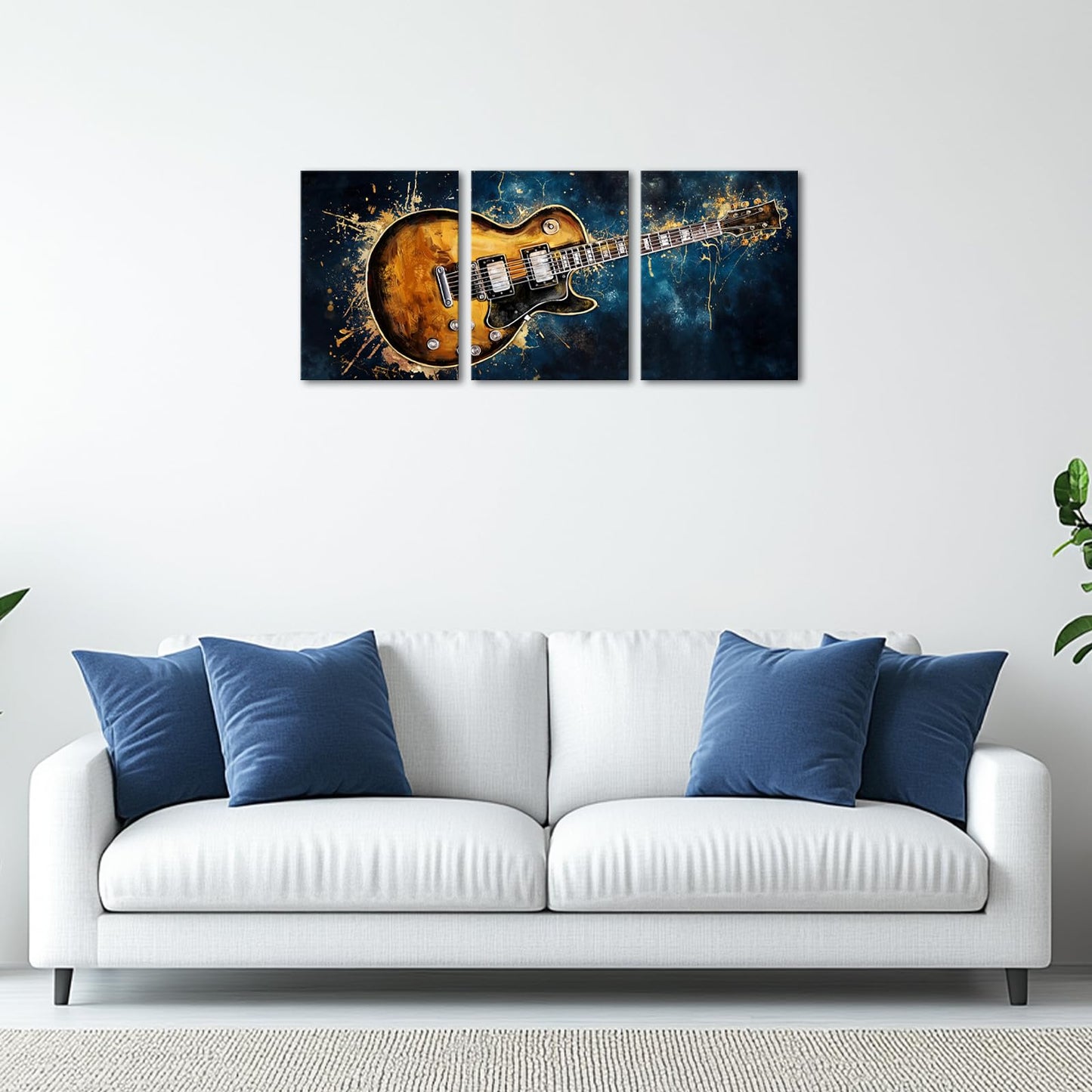 Artmyharbor Rock Wall Decor Guitar Photos Music Wall Art 12 x 16 inches