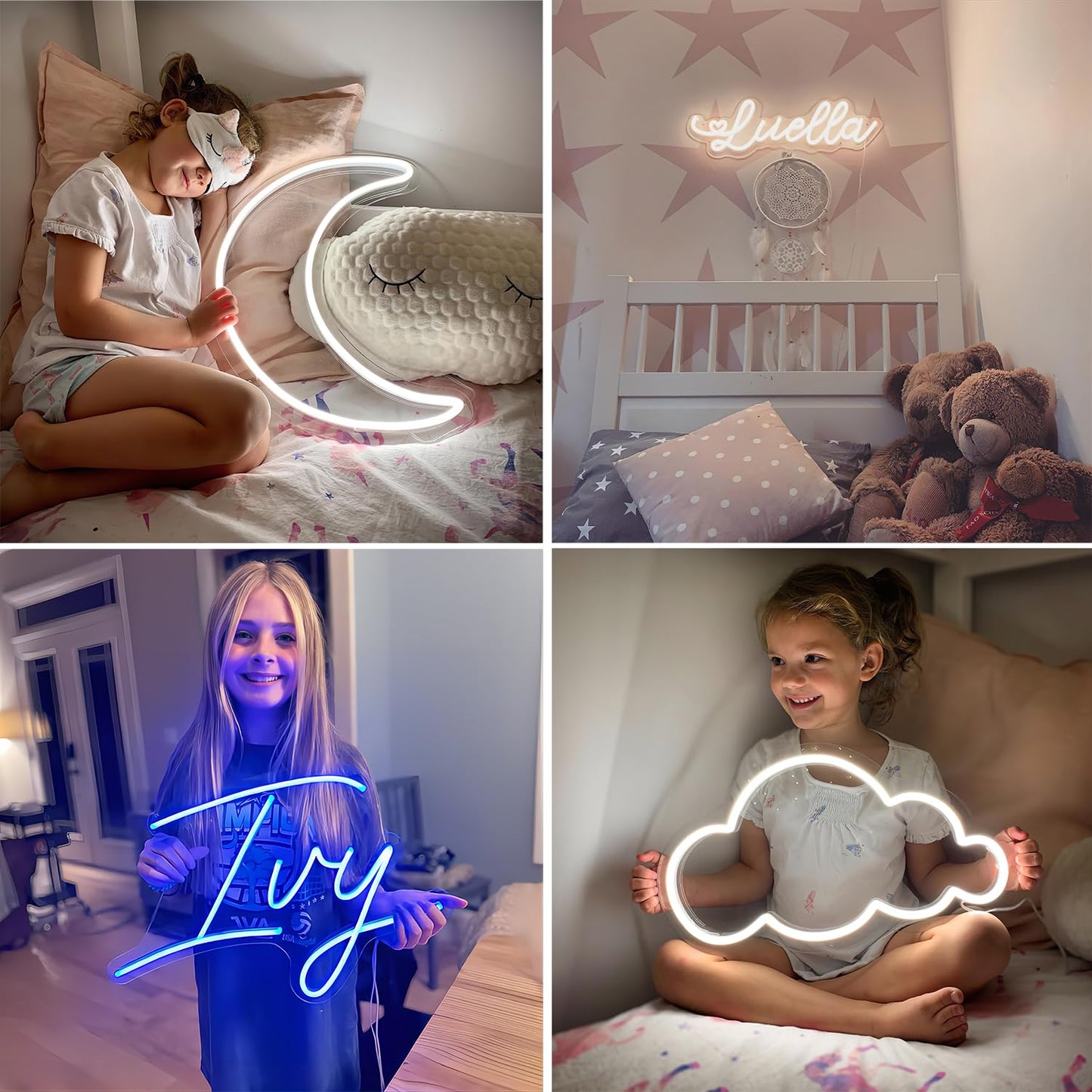 Custom Neon Signs, LED Neon Name Sign Personalized for Gifts Wall Decor, Neon Lights Sign Customizable for Bedroom Wedding Decor Office Beauty Salon Party Prom