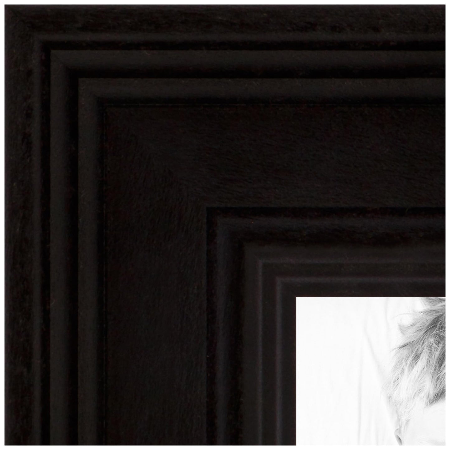 ArtToFrames 28x48 Inch Black Picture Frame, This 1.50 Inch Custom Poster Frame is Colonial Onyx - Comes with Economy Acrylic and Corrugated Backing (2WOM0066-78238-YBLK-28x48)