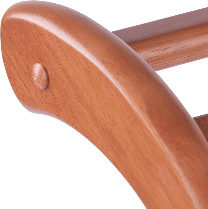 Winsome Bella Blanket Rack in Teak Finish