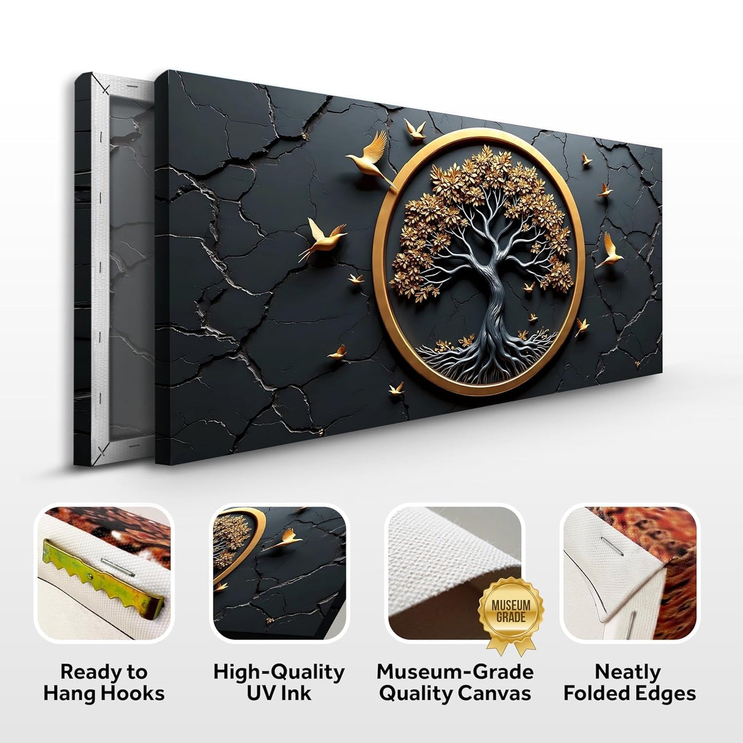 TAILORED CANVASES Celtic Tree of Life Wall Art IV (10x20)