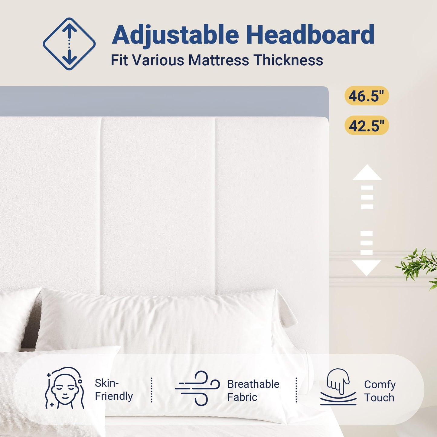 Allewie Full Size Velvet Lift Up Storage Bed Frame, Vertical Channel Tufted Headboard, Hydrualic Underneath Storage, Upholstered Platform Bed, Wooden Slats Support, No Box Spring Needed, White