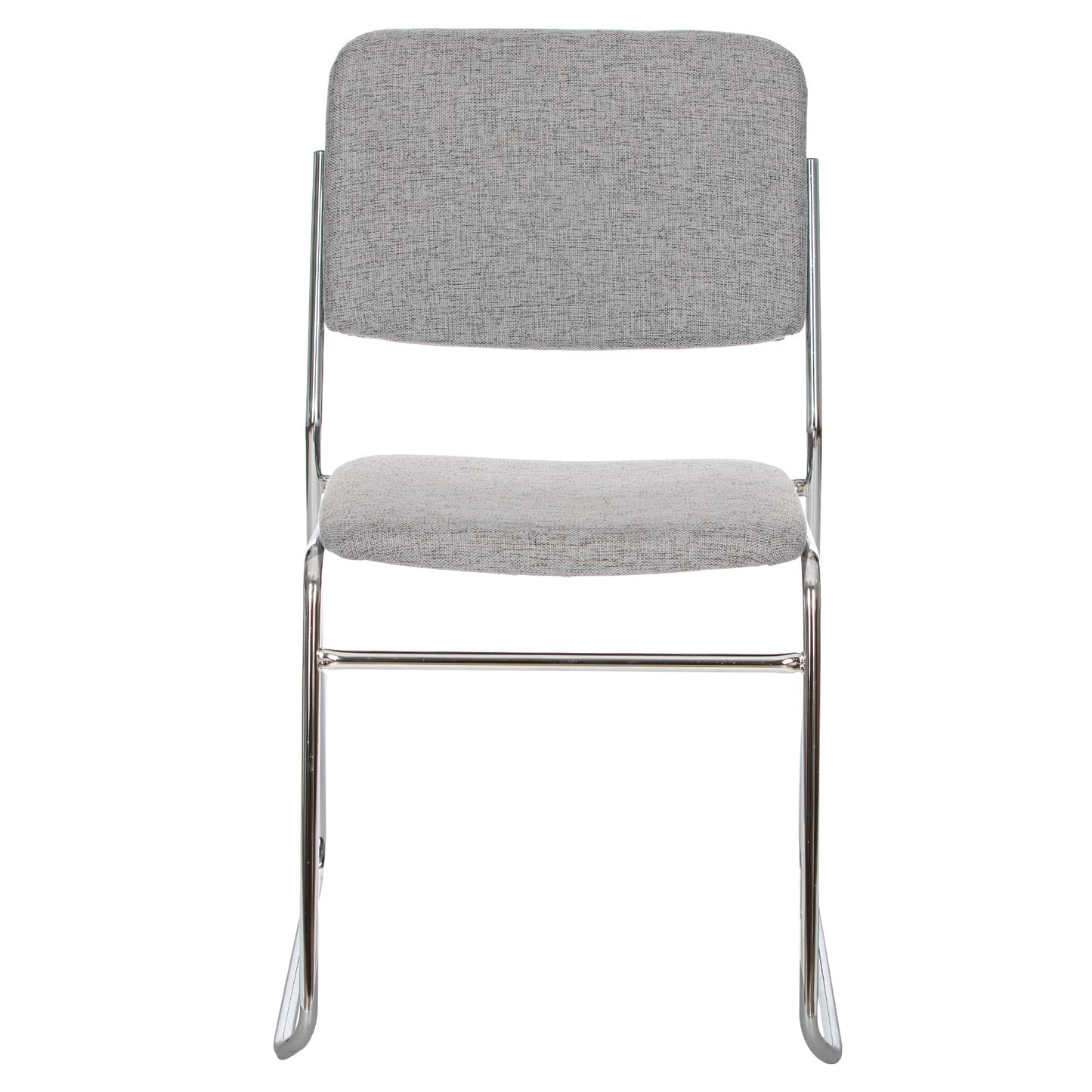 OEF Furnishings OEF8652/2 Commercial-Grade Fabric Padded Stack Chair (Classic Gray, 2-Pack)