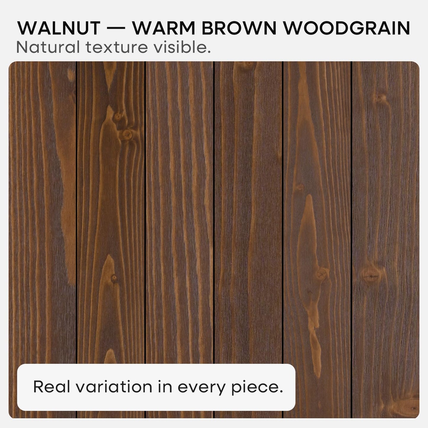 Homeforia Classic Walnut 24 inch Floating Shelf, High End Solid Real Wood Small 24inch Floating Shelves for Wall Mounted, 24in Floating Shelves, Heavy Duty Bracket, 24 X 6.5 X 1.75 inches, Set of 2