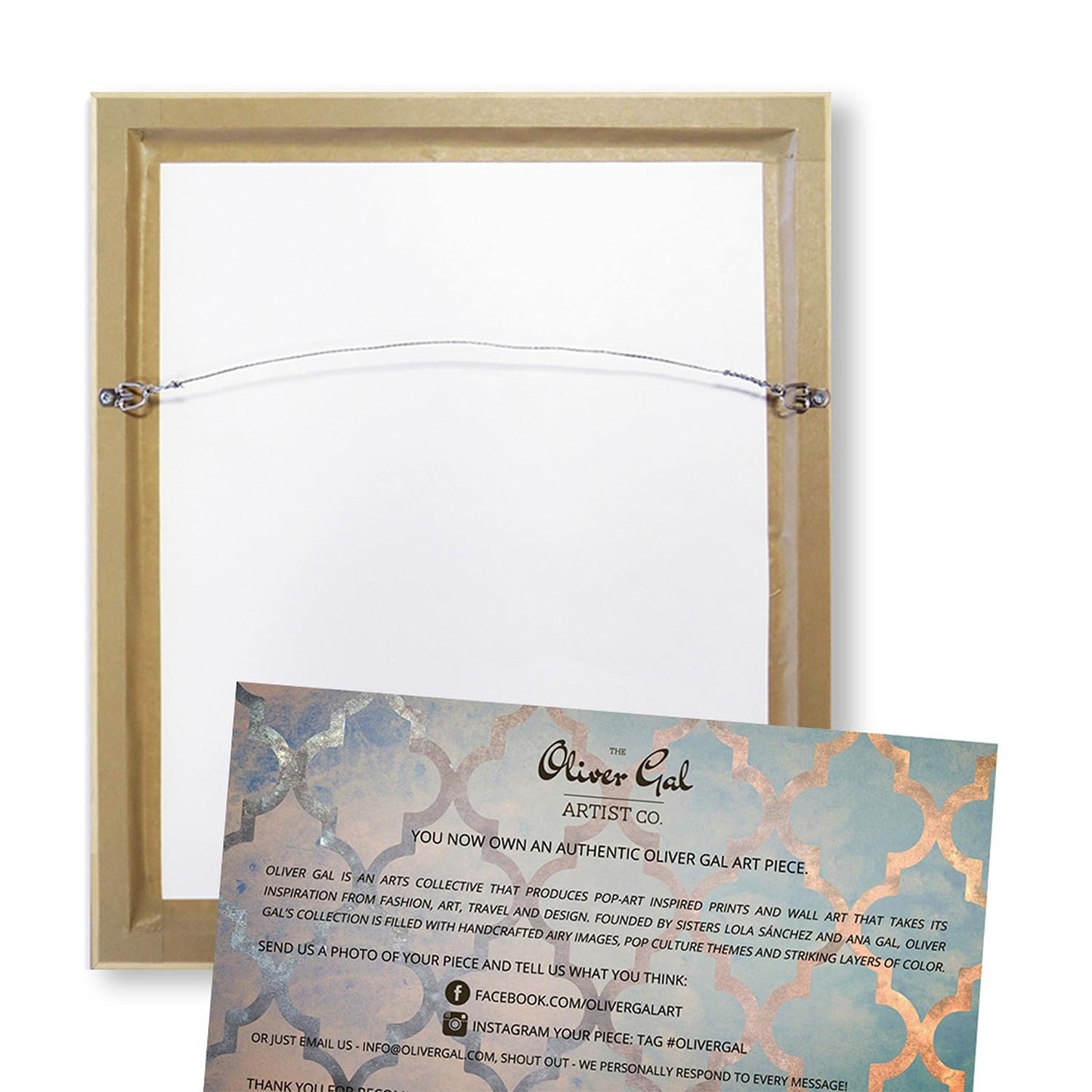 The Oliver Gal Artist Co. Typography and Quotes Framed Wall Art Canvas Prints