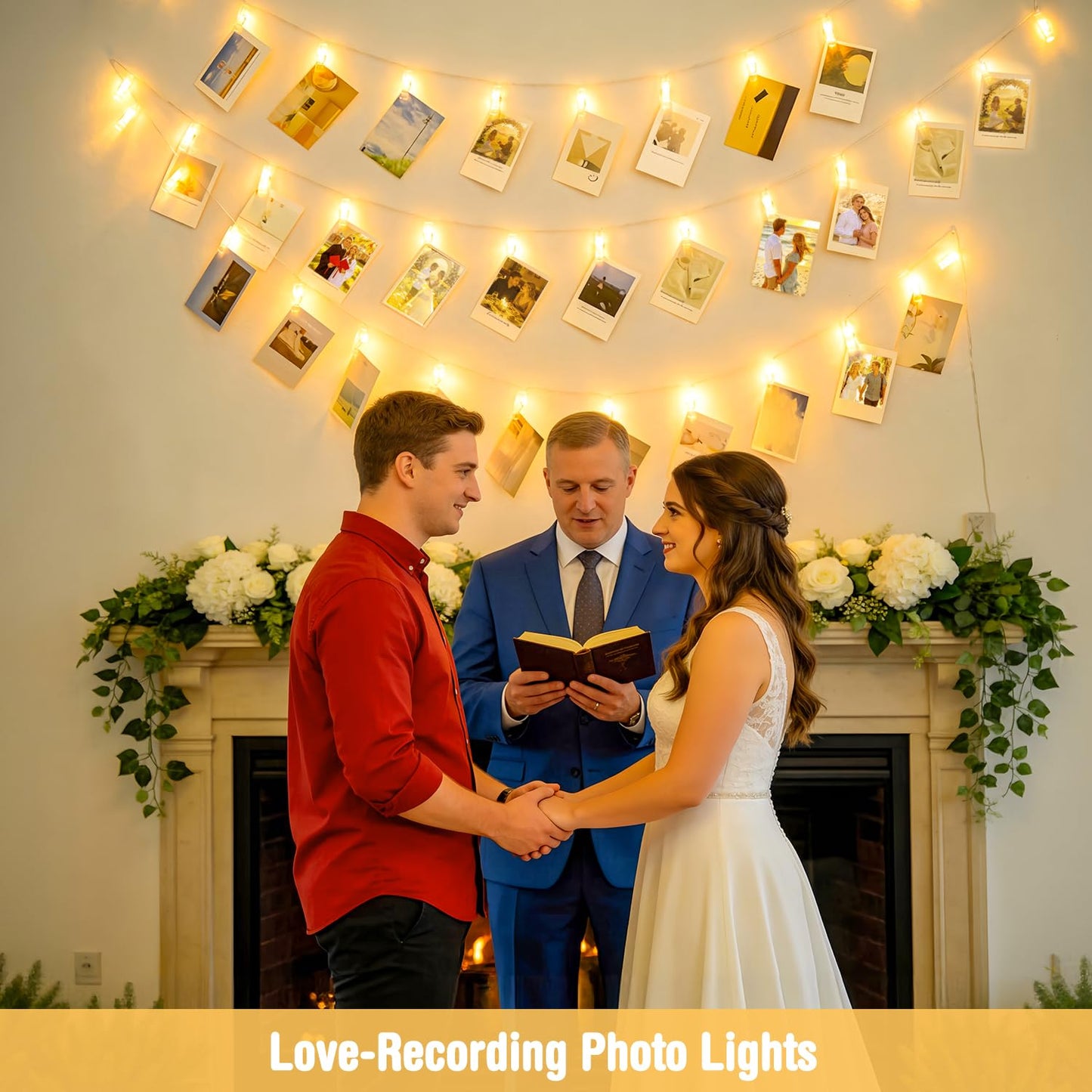 JMEXSUSS 20.8FT 40 LED Photo Clip String Lights with 40 Clips, Teen Girl Gifts Trendy Stuff-Pictures Light for Wall, Battery Operated Fairy Lights for 13 Year Old Girl Room Bedroom Dorm Decor