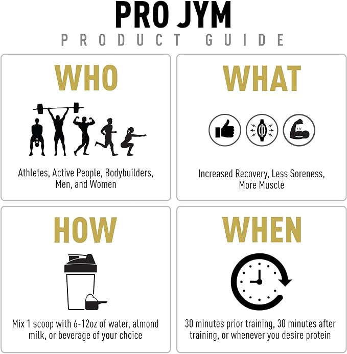 Pro JYM Natural Chocolate Brownie Protein Powder Blend - Whey Protein Isolate, Casein, & Milk Protein Isolate, for Men & Women Recovery Shakes | JYM Supplement Science | 45 Servings